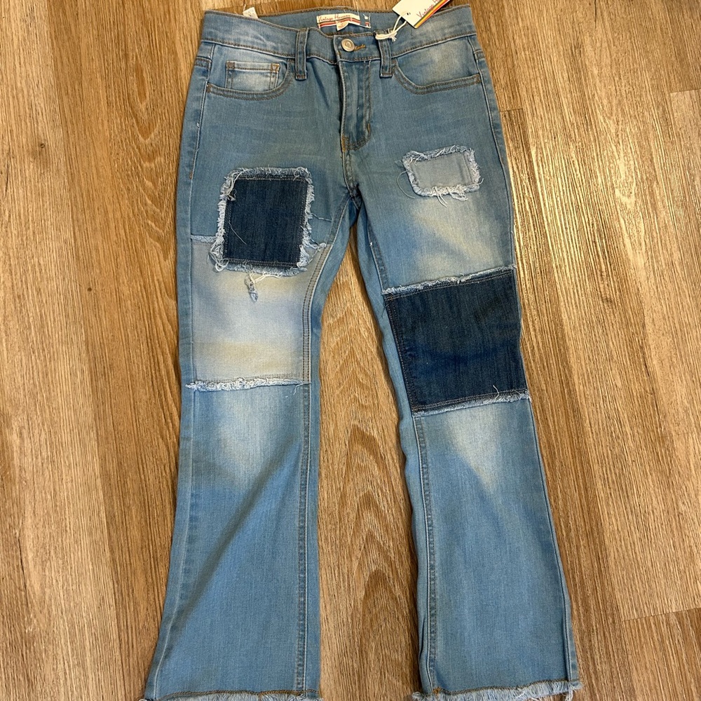 Vintage Patchwork Bell Bottoms Jeans